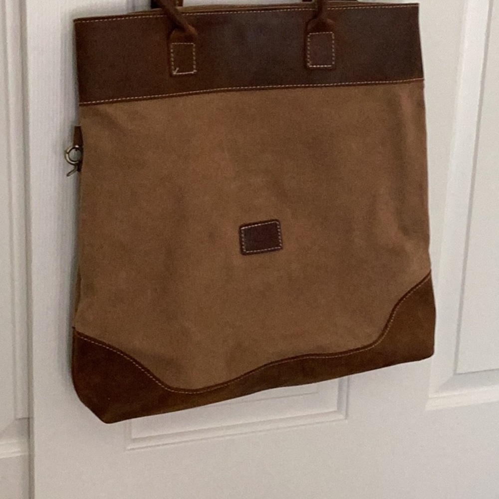 Beautiful leather & canvas Happa bag from Hawai’i